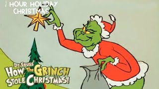 Youre a Mean One Mr Grinch  How the Grinch Stole Christmas 1966 1 hour [upl. by Anawk13]