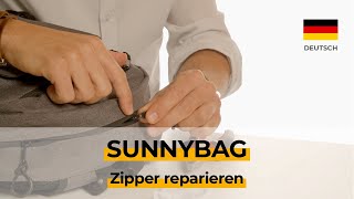 SUNNYBAG  Reißverschluss reparieren  Zipper Repair [upl. by Airahs]