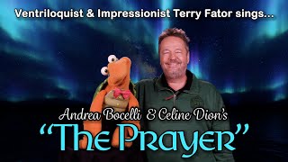 Wow Ventriloquist amp Impressionist Terry Fator sings Andrea Bocelli amp Celine Dions quotThe Prayerquot [upl. by Larkins]