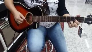 Violão Yamaha Apxt2teste com Lilian Prado [upl. by Ha55]