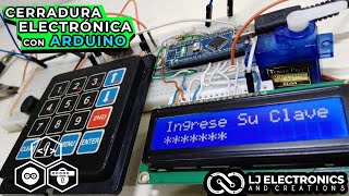 ⭐Realiza tu propia Cerradura Electrónica Con Arduino 🔐⭐ [upl. by Sokil]