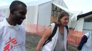 INSIDE MSF EBOLA TREATMENT UNIT [upl. by Gussy]