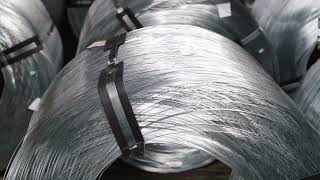 High Quality High Zinc High Tensile Galvanized Iron Wire [upl. by Lammaj]