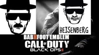 Black Ops II Emblem Tuto  Heisenberg Wanted Cailan Cooks request [upl. by Kresic205]