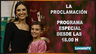 Vive la proclamación de las Falleras Mayores de València 2024 en Levante Televisión [upl. by Elleron]