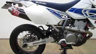 Suzuki DRZ400S DRZ400SM Yoshimura RS2 Exhaust Package Review and Sound Demo by SRmotocom [upl. by Tandi680]