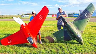 FAST AS A ROCKET GIANT ME163 KOMET RC TURBINE JET FLIGHT DEMONSTRATION [upl. by Antoinetta371]