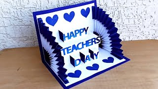 DIY  Happy Teachers Day Card  Handmade Card For Teacher’s Day [upl. by Ibloc443]