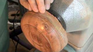 Wire inlay woodturning tutorial [upl. by Elocal]