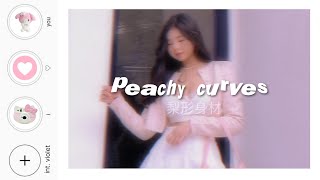 ʿʿ🍑⁝ peachy curves ≡ pearshaped body subliminal  ♡ [upl. by Notse]