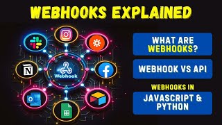 What is a Webhook  Webhook vs API  Javascript amp Python Webhooks [upl. by Namsaj75]