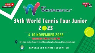 34TH WORLD TENNIS TOUR JUNIOR 2023 I KHELA TV HD LIVE [upl. by Heins]