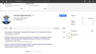 How to create Google Scholar Account [upl. by Shaughnessy746]