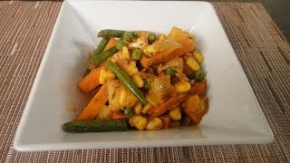 Quick Stir Fry Indian Style  Sanjeev Kapoor Khazana [upl. by Euqina975]