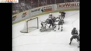 November 7 1990 Islanders at Devils highlights [upl. by Akcinat]