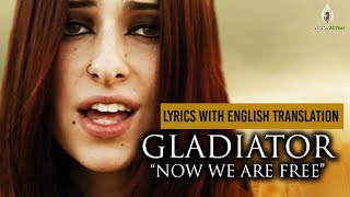 GLADIATOR  Now We Are Free  Erhu ft Angèle Macabiès  Cover  English Translation  Visionistan [upl. by Kentiggerma857]