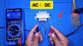 Cómo Hacer un Puente Rectificador con 4 Diodos AC⚡DC [upl. by Minor]