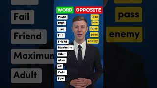 Word opposite wordopposites english learnenglish [upl. by Niwrehs748]