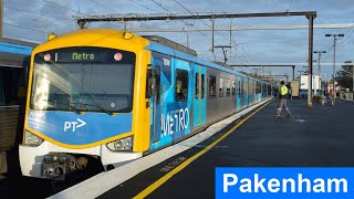 Trains at Pakenham  Melbourne Transport [upl. by Notsur174]