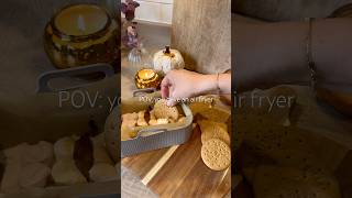 Cosy air fryer recipe 🤎🍁 airfryer airfryerrecipes smores smoresdip autumn cosyseason [upl. by Ellynad]