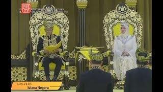 LIVE Installation ceremony of 16th Yang diPertuan Agong AlSultan Abdullah [upl. by Howenstein]