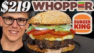 219 Burger King Whopper Taste Test  Fancy Fast Food [upl. by Biernat887]