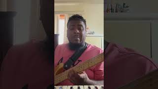 CHRIS BROWN  YA MAN AINT ME  BASS COVER [upl. by Munster]