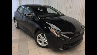 2019 Corolla Hatchback SE Upgrade v Standard Package Video [upl. by Epuladaugairam985]