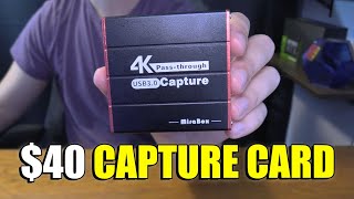 The Best Budget Capture Card MiraBox USB 30 1080p 60fps Capture Card with 4k Passthrough [upl. by Nagard]