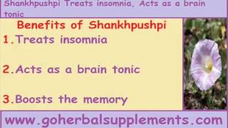 11 Benefits of Shankhpushpi brain tonic [upl. by Tippets]