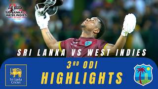 3rd ODI  Highlights  West Indies Tour Of Sri Lanka  26th October 2024 [upl. by Ahsiela]