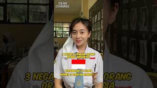 3 Negara Yang Banyak Orang Indonesia Nomer 3 Banyak Banget shorts [upl. by Pansir]