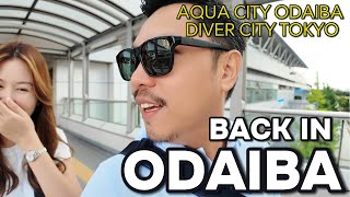 Back in ODAIBA TOKYO Gundam Diver City Plaza Aqua City Odaiba [upl. by Delia]