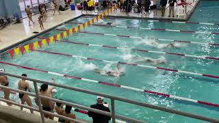 Austin College 200 FR Relay  Mens 2024 AC v MCMU v UTPB [upl. by Ynaffad]