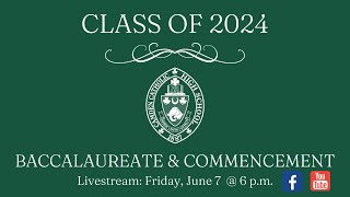 Camden Catholic High School Class of 2024 Baccalaureate Mass and Commencement [upl. by Acissehc]