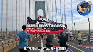 11062022 TCS New York City Marathon ENTIRE COURSE in 4k  Race400 4k POV NY Virtual Racing 17 [upl. by Eecyaj943]