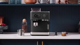 Nouveau  Machine à expresso semiautomatique avec broyeur à café KitchenAid [upl. by Nalon581]