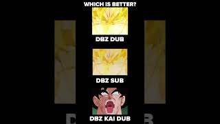 Which Goku Scream is better  DBZ shorts [upl. by Ynafit]