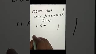 Be Ready For Live CSAT Question Series CSAT  CSAT Maths [upl. by Tinor]