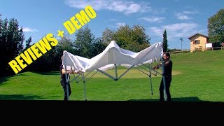 REVIEW ABCCANOPY 10 x 10 White Instant Shelter Ez Pop Up Canopy Tent [upl. by Magen]