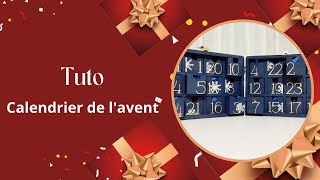 Tuto calendrier de lavent étape par étape DT Custodeco [upl. by Corbet]