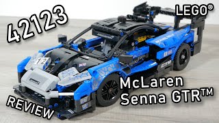 LEGO 42123 Review  LEGO McLaren Senna GTR  Review 42123 LEGO Technic 2021  McLaren LEGO [upl. by Ailimat]