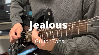 Jealous by Eyedress  Guitar Tabs [upl. by Lenno]