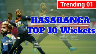 Wanindu Hasaranga Top 10 wicketsTop spining ballsWanindu hasaranga best wickets wanindu hasaranga [upl. by Nhaj]