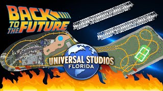 Back To The Future  The FASTEST Roller Coaster In Florida 🛞🔥 [upl. by Neuburger517]