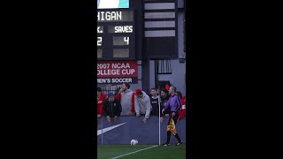 Parker Grinstead Goal vs Michigan  Ohio State Mens Soccer [upl. by Aubigny]