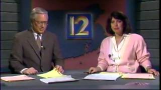 WPRI 12 Providence  11PM News  1987 [upl. by Kondon]