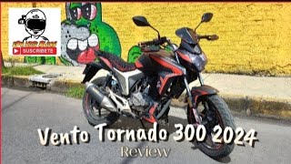 Vento Tornado 300  Nueva moto del canal  Review vento tornado300 motovlog 🏍 [upl. by Limak]