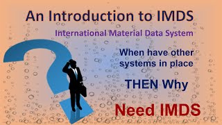 An Introduction to IMDS  International Material Data System [upl. by Sisson]