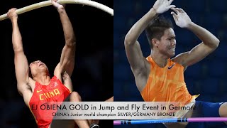 EJ OBIENA Gold sa Jump and Fly Meet sa Germany  China Silver and Germany Bronze  Copernicus Cup [upl. by Lemal597]